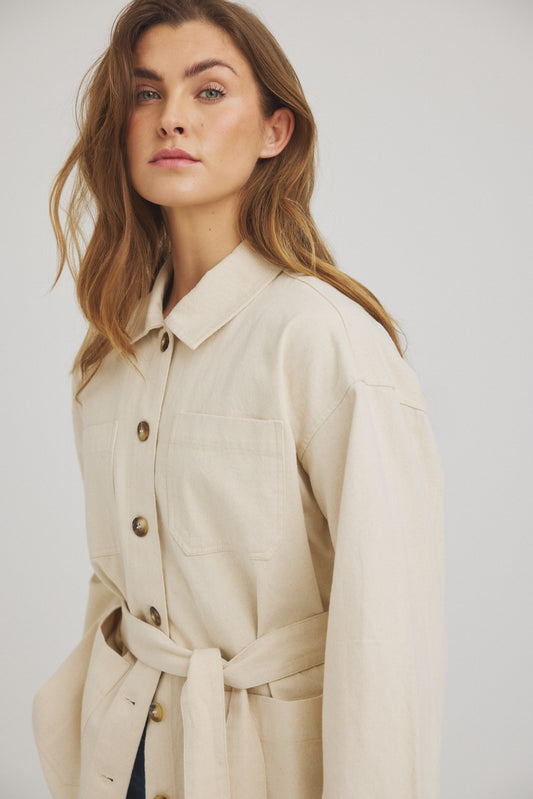 LUXZUZ // ONE TWO Herle Jacket Jacket 741 Ecru