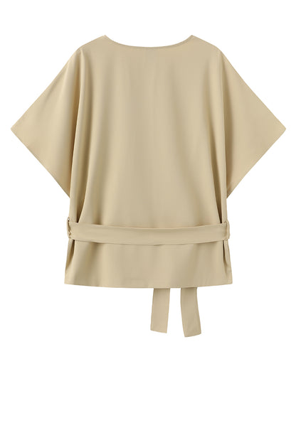 LUXZUZ // ONE TWO Irka Blouse Blouse 130 Dried Banana
