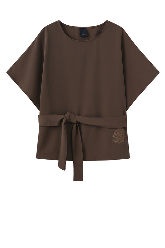 LUXZUZ // ONE TWO Irka Blouse Blouse 749 Rain Drum