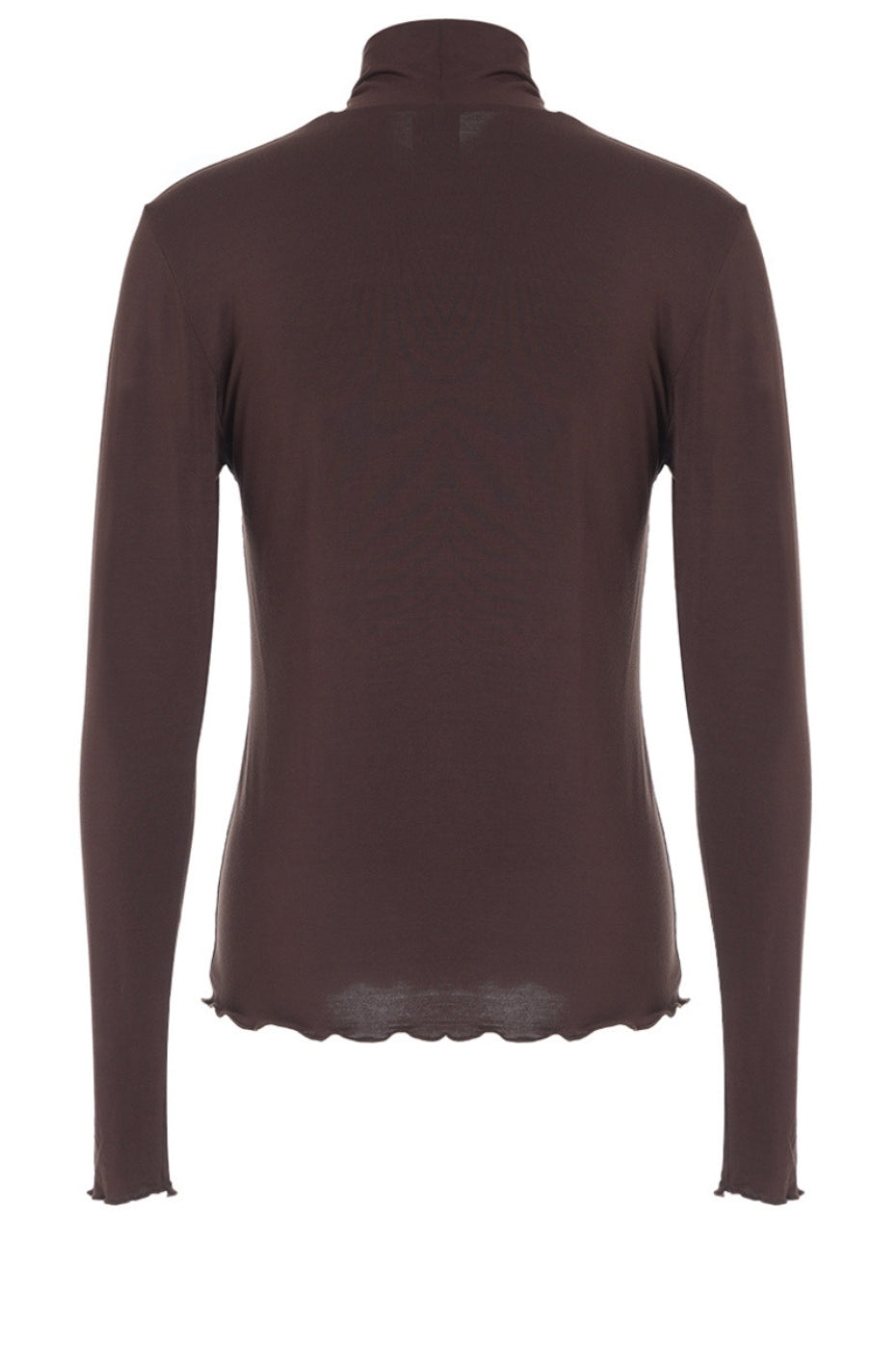 LUXZUZ // ONE TWO Jachio Bamboo Rollneck T-Shirt 795 Coffee Bean