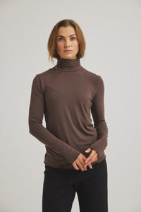 Jachio Bamboo Rollneck - Coffee Bean