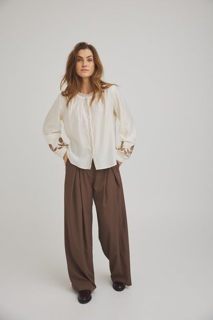 LUXZUZ // ONE TWO Jaqueline pant Pant 749 Rain Drum