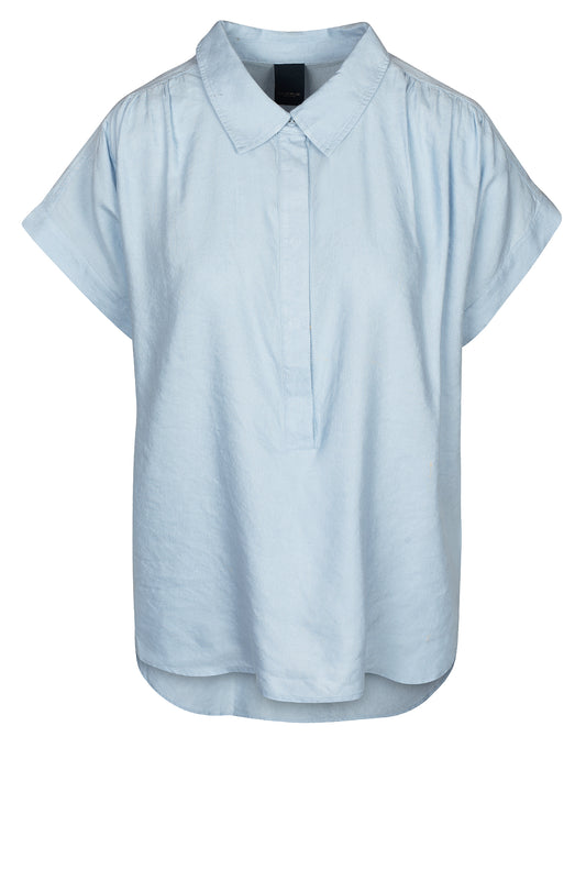 LUXZUZ // ONE TWO Jardine Blouse Blouse 511 Brunnera Blue