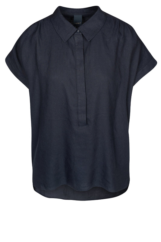 LUXZUZ // ONE TWO Jardine Blouse Blouse 575 Navy Blue
