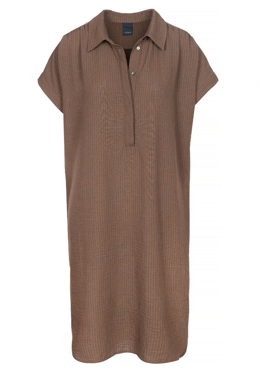 LUXZUZ // ONE TWO Jardinia Dress Dress 710 Dark Earth