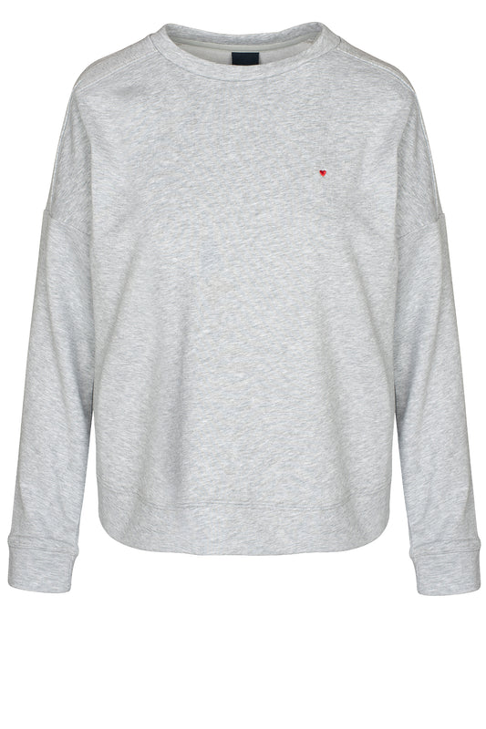 LUXZUZ // ONE TWO Jeanie Sweat Sweat 808 Light Grey Melange