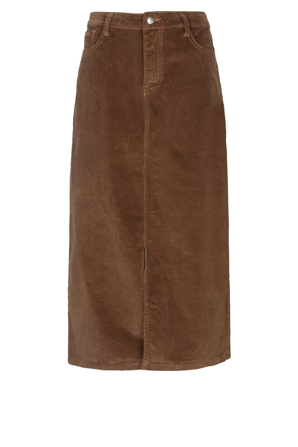 LUXZUZ // ONE TWO Corjenza Skirt Skirt 735 Bone Brown