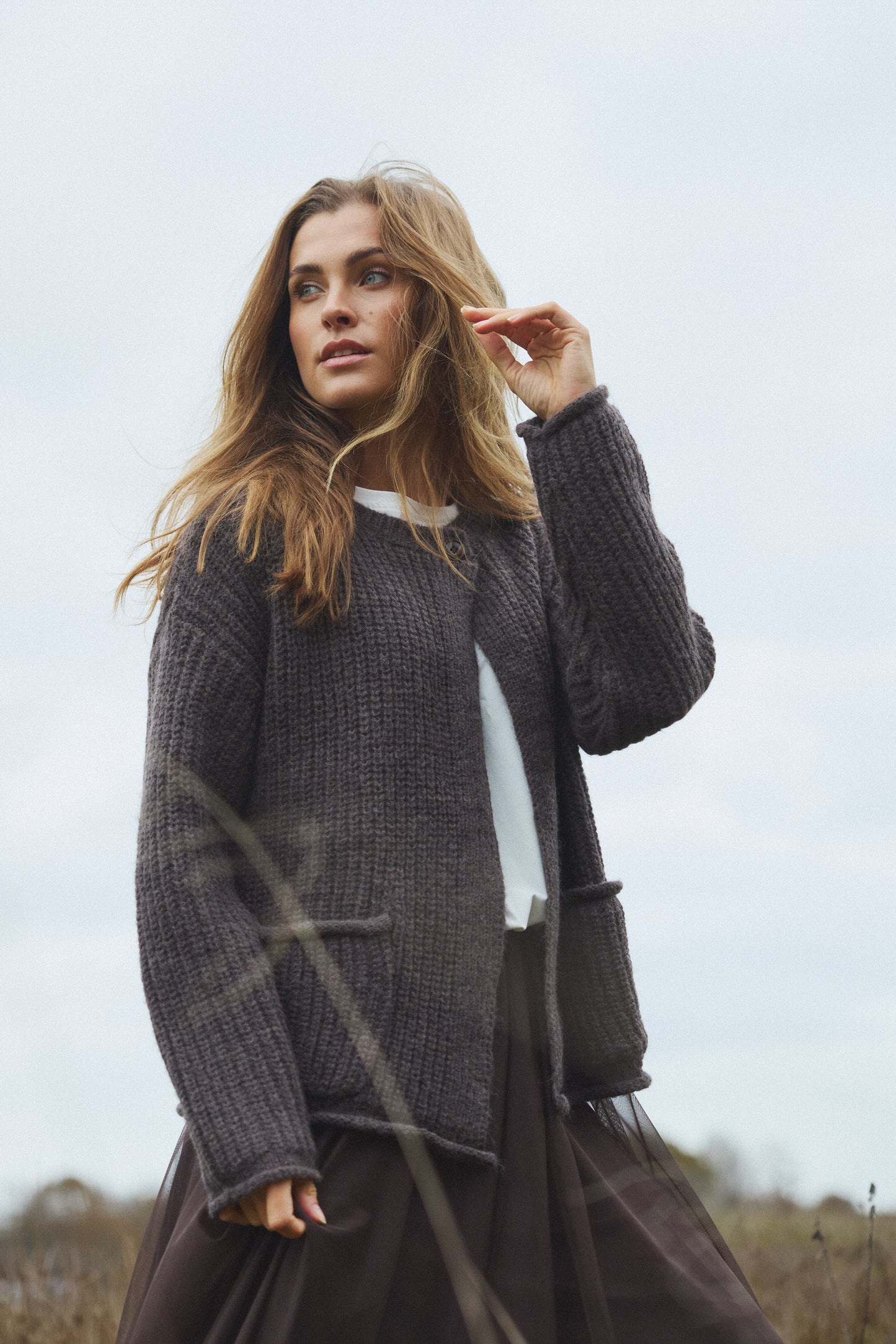 LUXZUZ // ONE TWO Jeantos Knit Knit 833 Asphalt