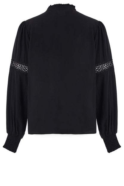LUXZUZ // ONE TWO Jillie Blouse Blouse 999 Black