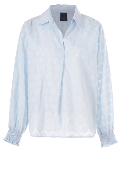 LUXZUZ // ONE TWO Joa Blouse Blouse 510 Chambray Blue