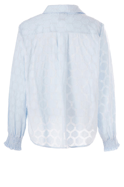 LUXZUZ // ONE TWO Joa Blouse Blouse 510 Chambray Blue