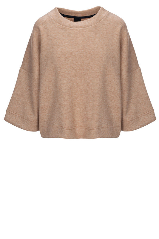 LUXZUZ // ONE TWO Julie Sweat T-Shirt 775 Double Latte