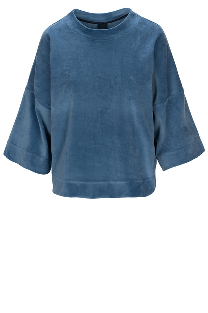 LUXZUZ // ONE TWO Julie Sweat T-Shirt 550 Antique Blue