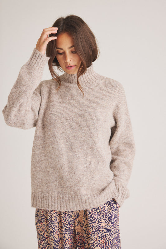 LUXZUZ // ONE TWO Kaia Knit Knit 726 Pine Bark