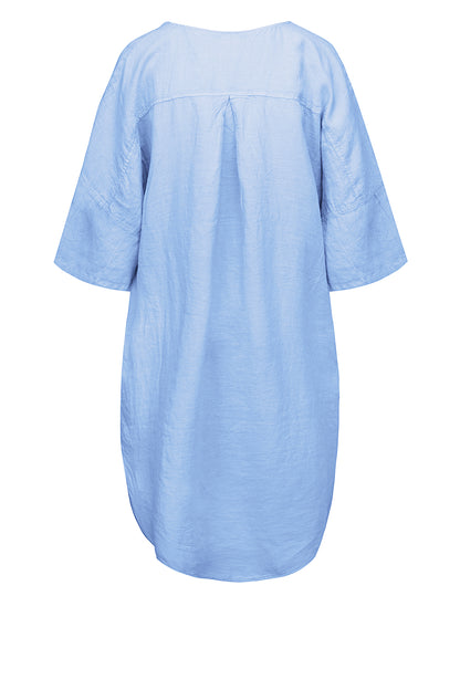 LUXZUZ // ONE TWO Kamille Dress Dress 510 Chambray Blue