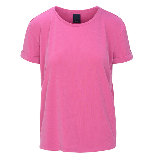 LUXZUZ // ONE TWO Karin T-Shirt 389 Vintage Fuxia