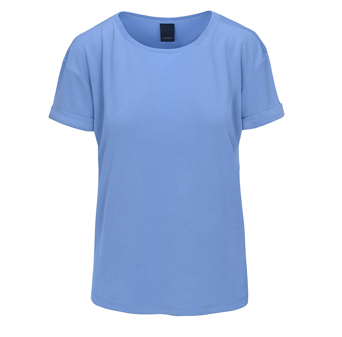 LUXZUZ // ONE TWO Karin T-Shirt 514 Cashmere Blue
