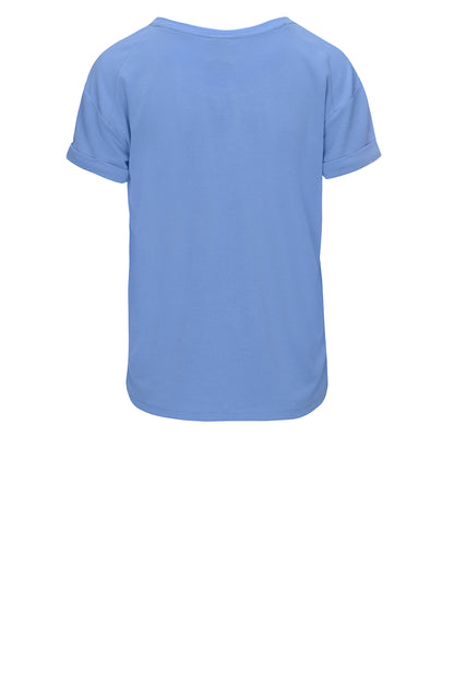 LUXZUZ // ONE TWO Karin T-Shirt 514 Cashmere Blue