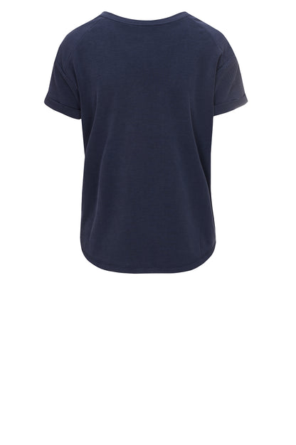 LUXZUZ // ONE TWO Karin T-Shirt 575 Navy
