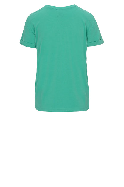 LUXZUZ // ONE TWO Karin T-Shirt 618 Emerald green