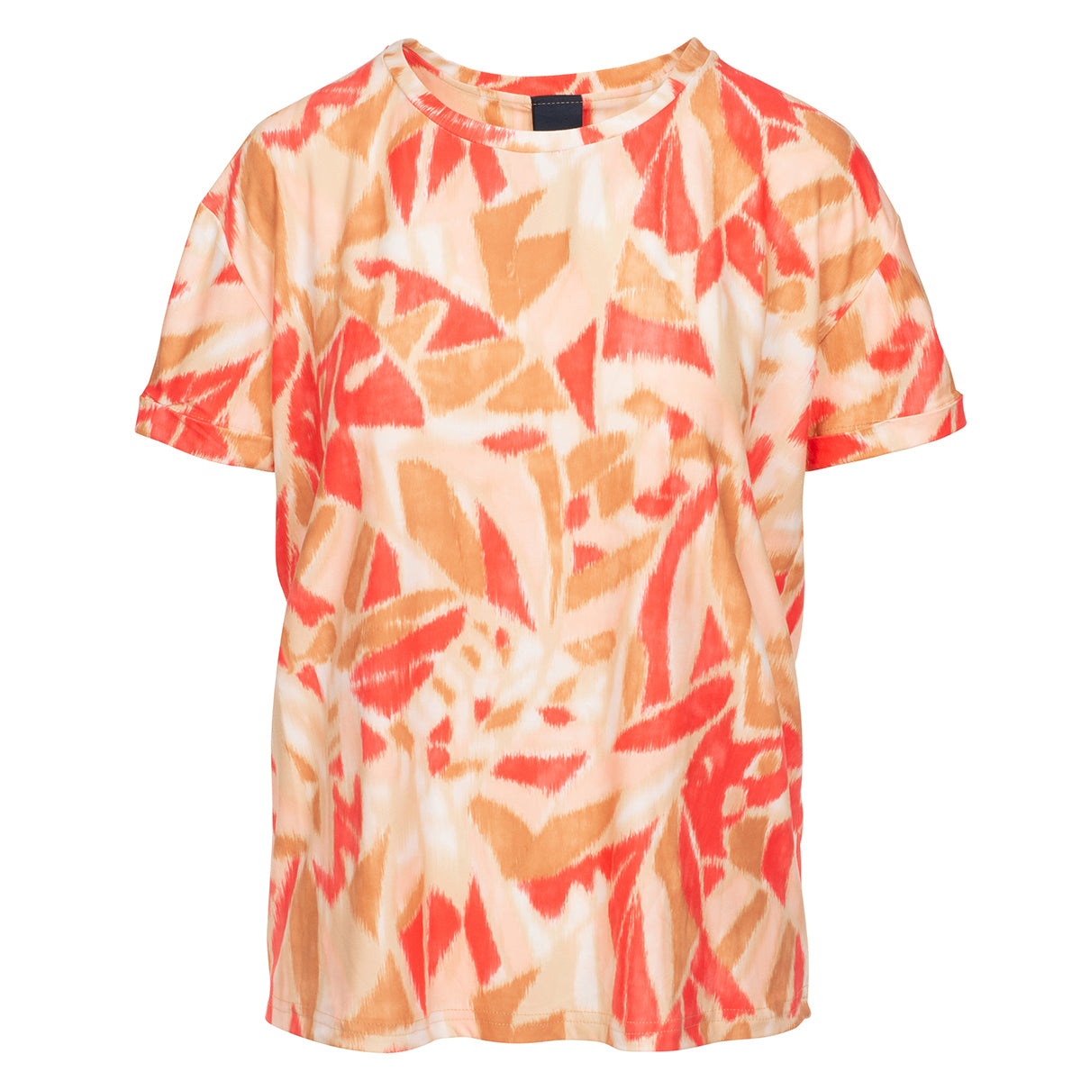 LUXZUZ // ONE TWO Karin T-Shirt 355 Hot Coral