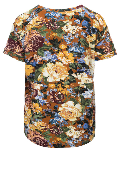 LUXZUZ // ONE TWO Karin T-Shirt 784 Cinnamon