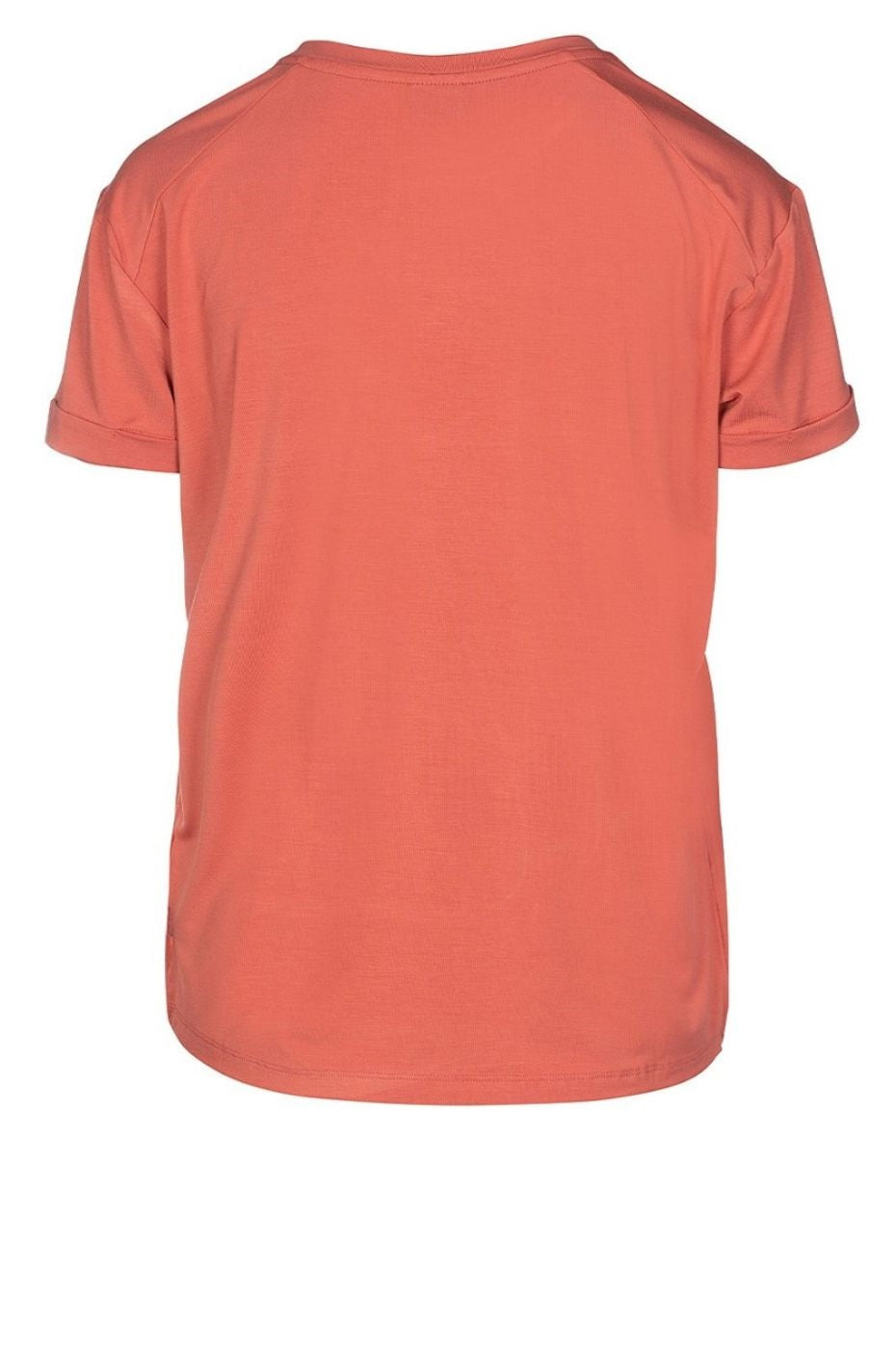 LUXZUZ // ONE TWO Karin Bamboo T-Shirt 216 Apricot Brandy
