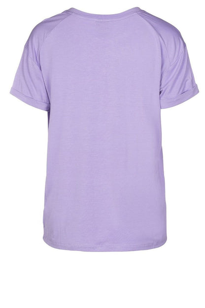 LUXZUZ // ONE TWO Karin Bamboo T-Shirt 421 Lavender