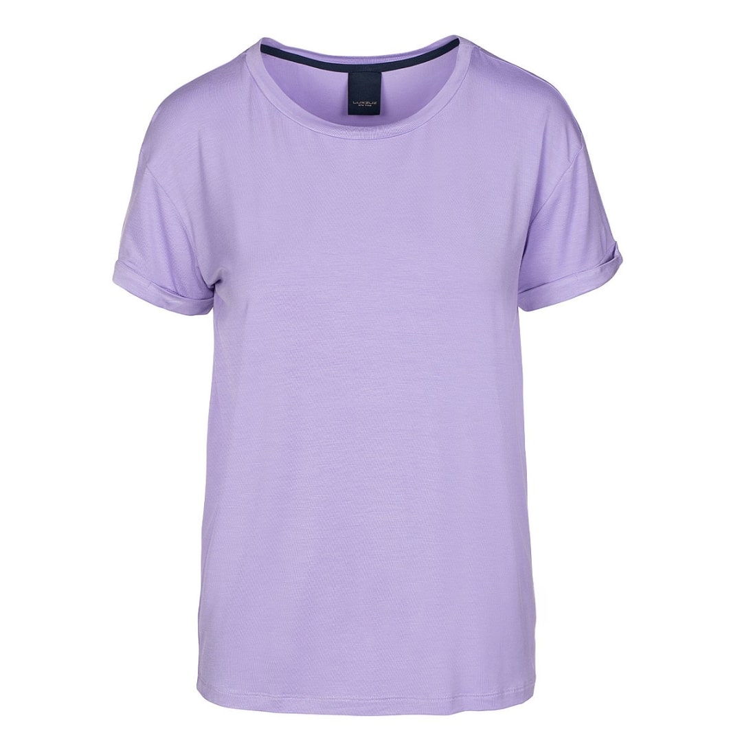 LUXZUZ // ONE TWO Karin Bamboo T-Shirt 421 Lavender