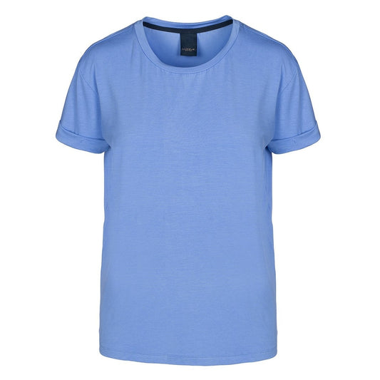 LUXZUZ // ONE TWO Karin Bamboo T-Shirt 514 Cashmere Blue