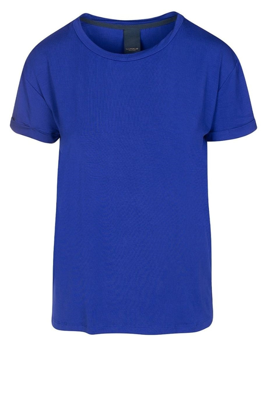 LUXZUZ // ONE TWO Karin Bamboo T-Shirt 570 Clematis Blue