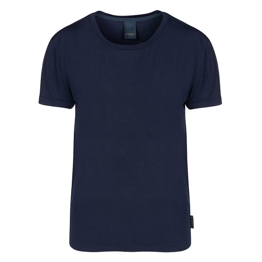 LUXZUZ // ONE TWO Karin Bamboo T-Shirt 577 Night Blue