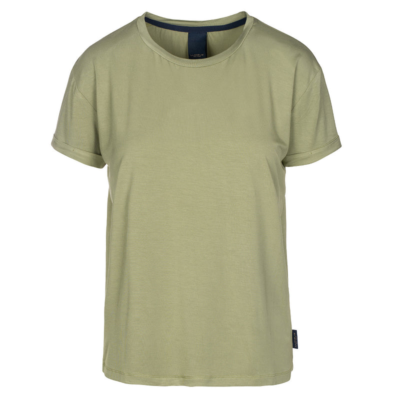 LUXZUZ // ONE TWO Karin Bamboo T-Shirt 603 Sage