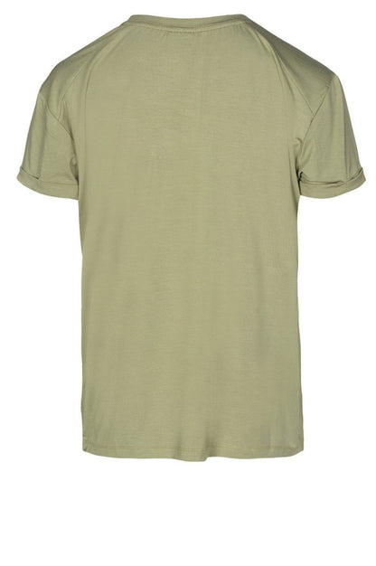 LUXZUZ // ONE TWO Karin Bamboo T-Shirt 603 Sage Green