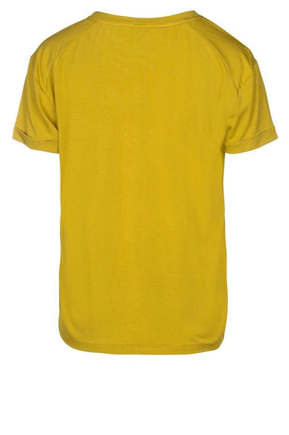 LUXZUZ // ONE TWO Karin Bamboo T-Shirt 614 Golden Olive