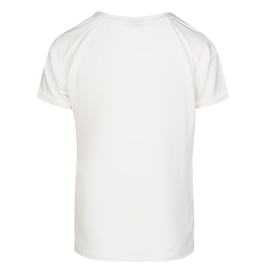 LUXZUZ // ONE TWO Karin Bamboo T-Shirt 737 Cream