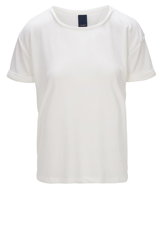 LUXZUZ // ONE TWO Karin Bamboo T-Shirt 737 Cream