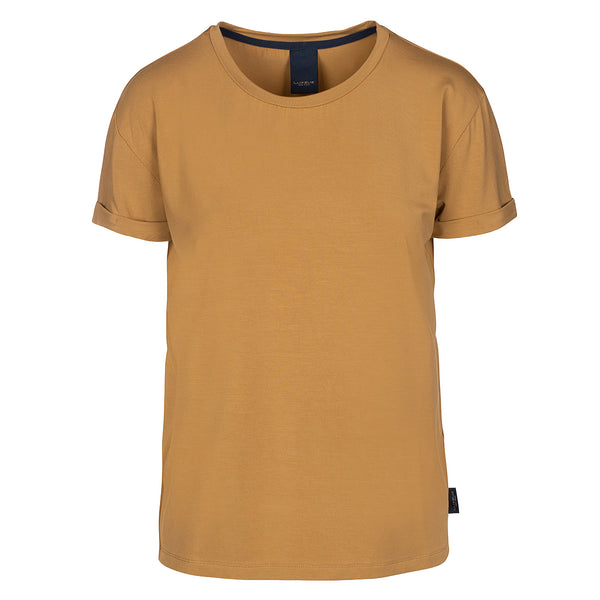 LUXZUZ // ONE TWO Karin Bamboo T-Shirt 781 Tobacco