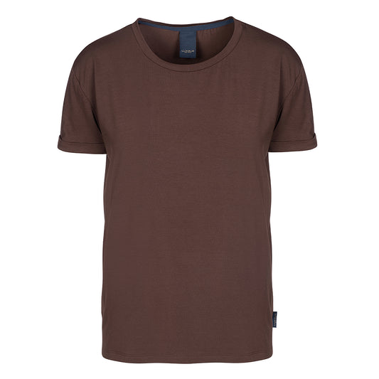LUXZUZ // ONE TWO Karin Bamboo T-Shirt 799 Choco Lux