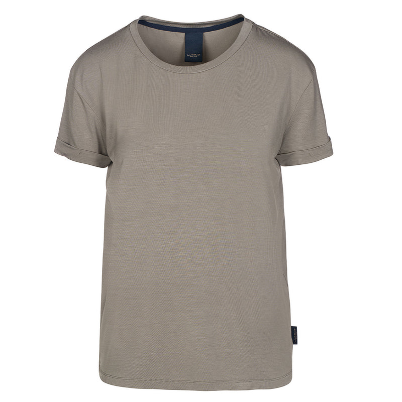 LUXZUZ // ONE TWO Karin Bamboo T-Shirt 815 Moon Mist