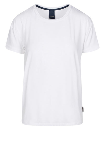 LUXZUZ // ONE TWO Karin Bamboo T-Shirt 901 White