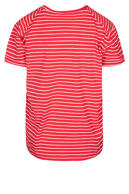 LUXZUZ // ONE TWO Karin T-shirt T-Shirt 349 Flame Scarlet
