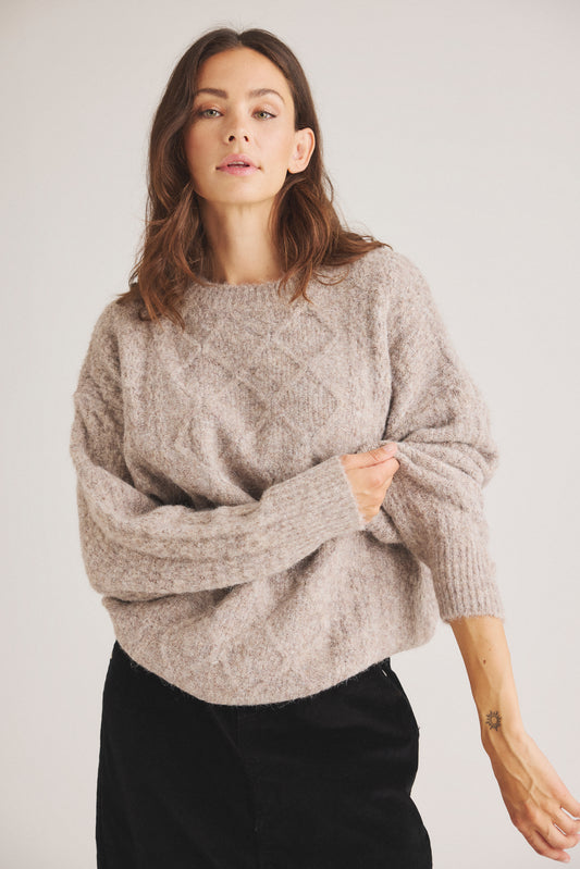 LUXZUZ // ONE TWO Karitha Knit Knit 726 Pine Bark