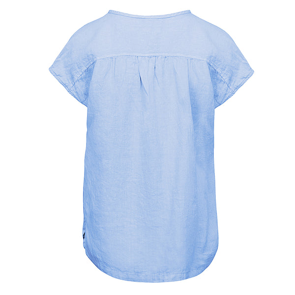 LUXZUZ // ONE TWO Karlina Top Top 510 Chambray Blue