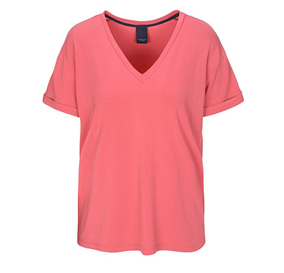 LUXZUZ // ONE TWO Karvi Bamboo T-Shirt 378 Holly Berry