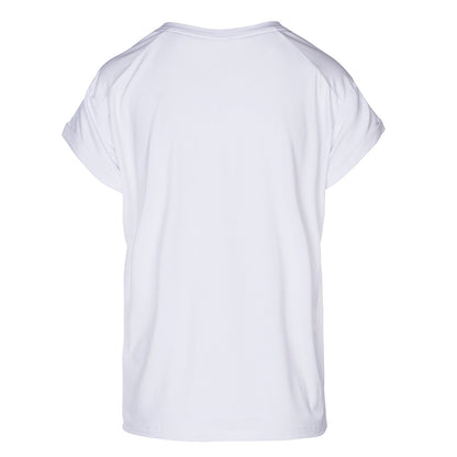 LUXZUZ // ONE TWO Karvi Bamboo T-Shirt 901 White
