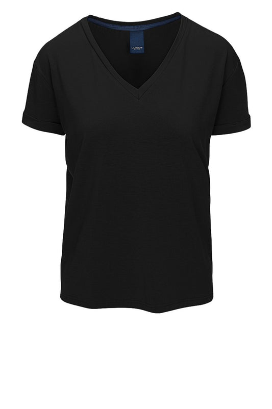 LUXZUZ // ONE TWO Karvi Bamboo T-Shirt 999 Black