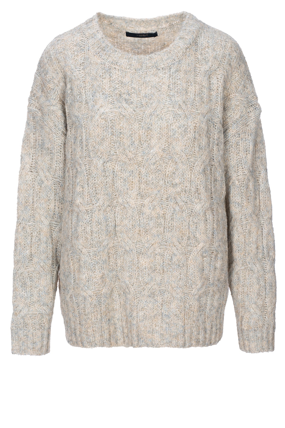 LUXZUZ // ONE TWO Katcha Knit Knit 808 Light Grey Melange