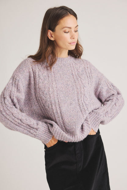 LUXZUZ // ONE TWO Katriona Knit Knit 414 Amethyst