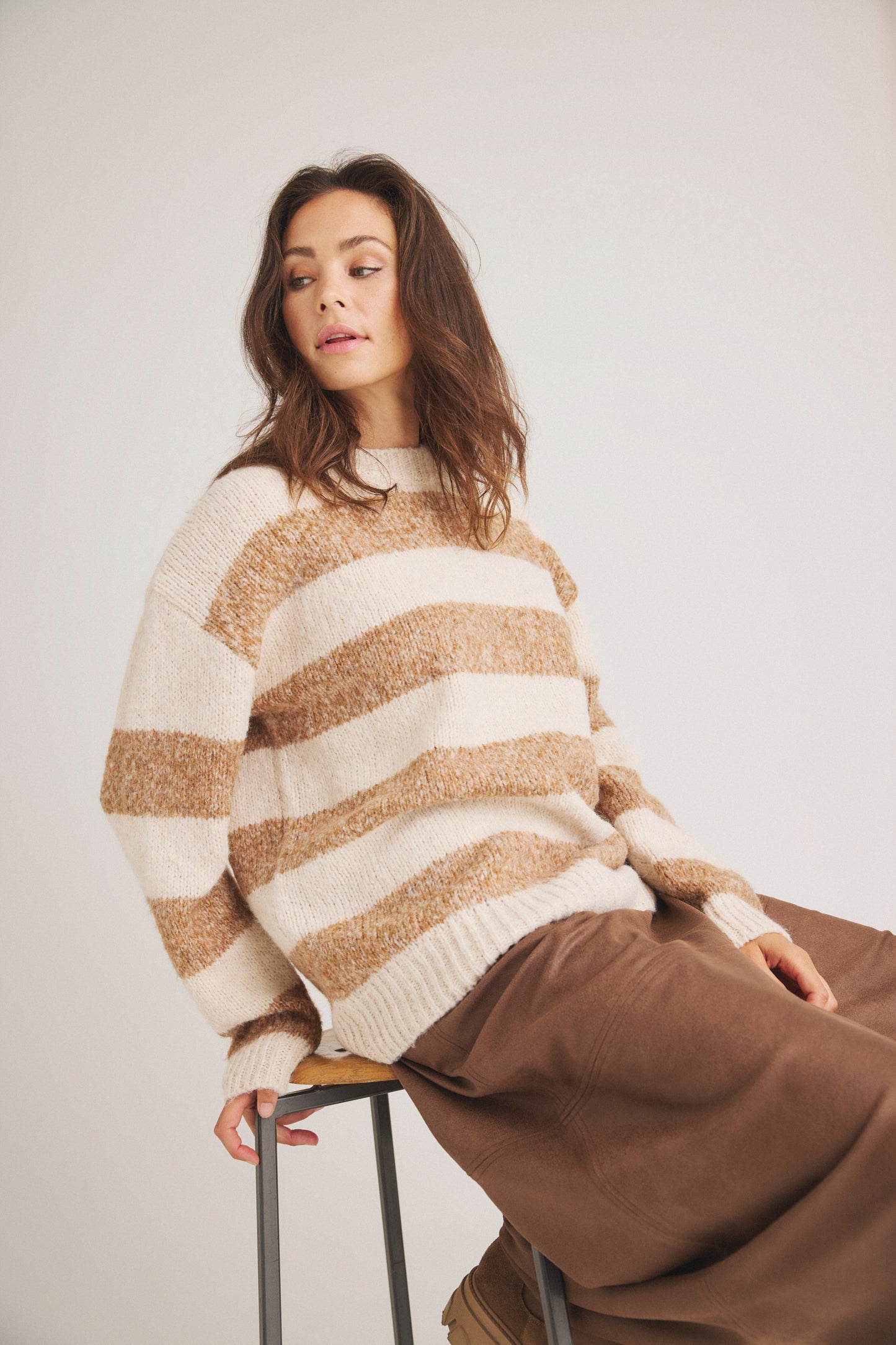 LUXZUZ // ONE TWO Kerstin Knit Knit 776 Cappuccino